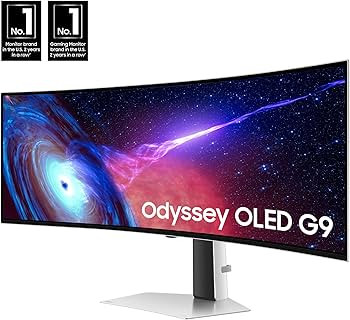 SAMSUNG 49" Odyssey G93SC Series OLED Curved Gaming Monitor, 240Hz, 0.03ms, Dual QHD, DisplayHDR ... | Amazon (US)