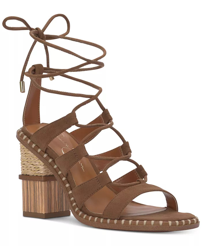 Women's Lonor Lace-Up Ankle-Tie Sandals | Macys (US)