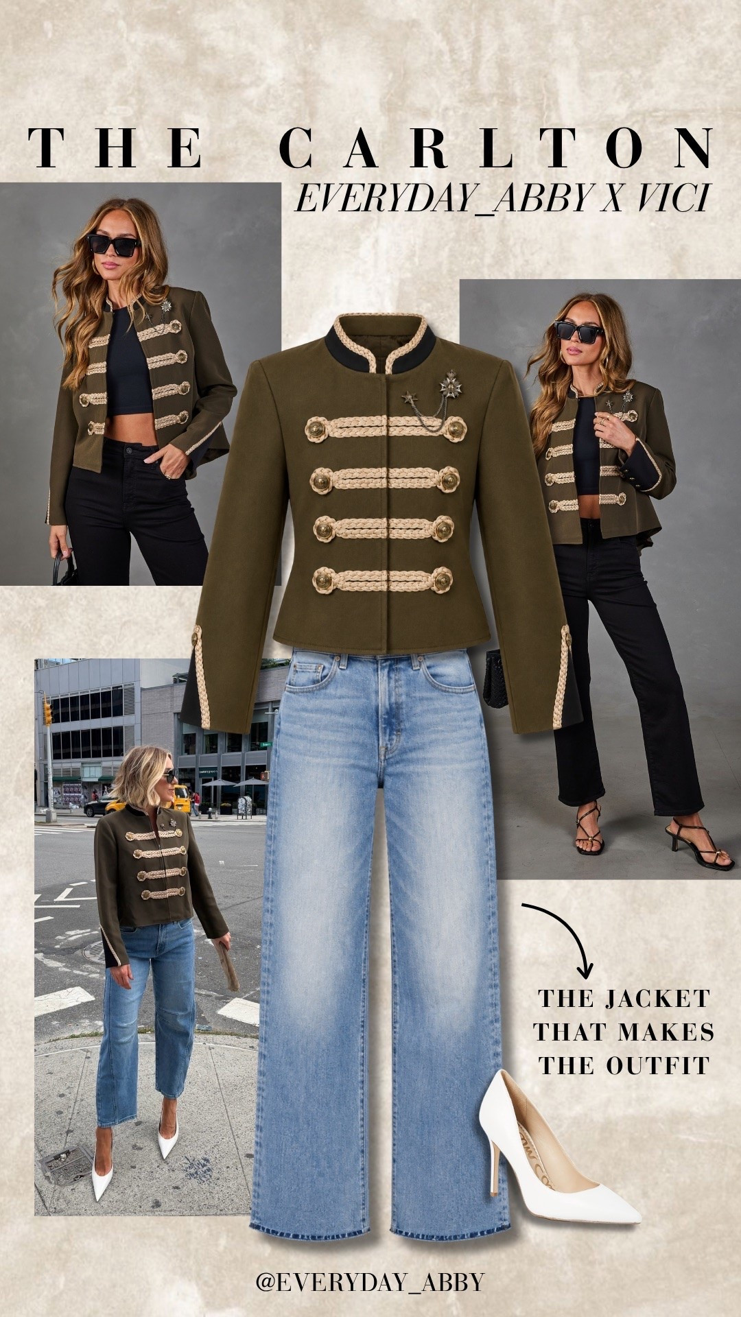 The Carlton jacket from my collection with VICI 😍✨ I took a medium and I’m obsessed with the fit and all the details!! SO good for a fall date night, girls’ night out, or anytime you want to elevate your look 👏

#LTKootd #LTKdayinmylife #LTKSeasonal