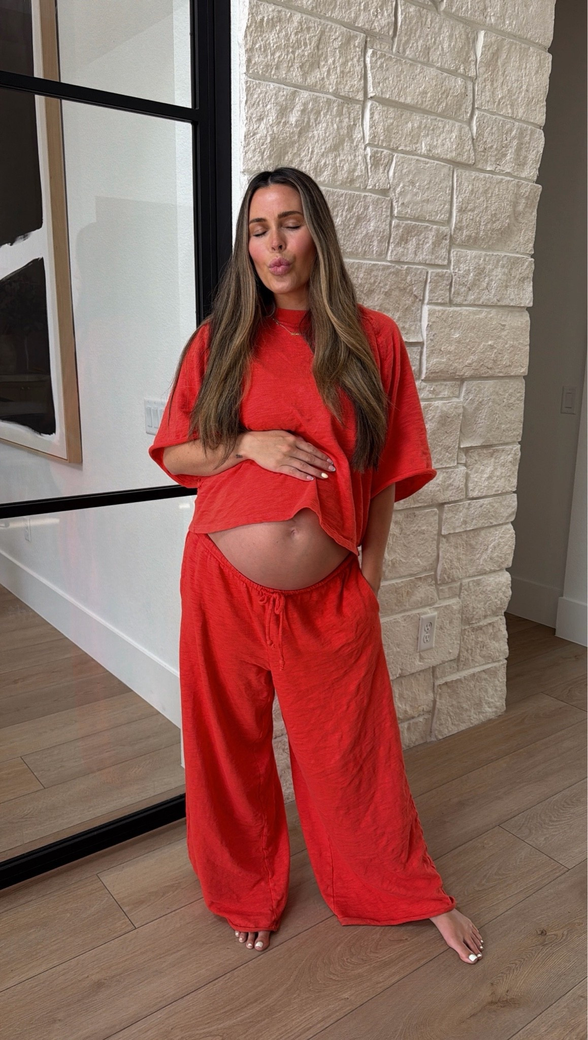 Favorite matching set comes in new colors! 

Pregnancy outfits, coming home outfit for mom, postpartum outfits, loungewear

#LTKBump