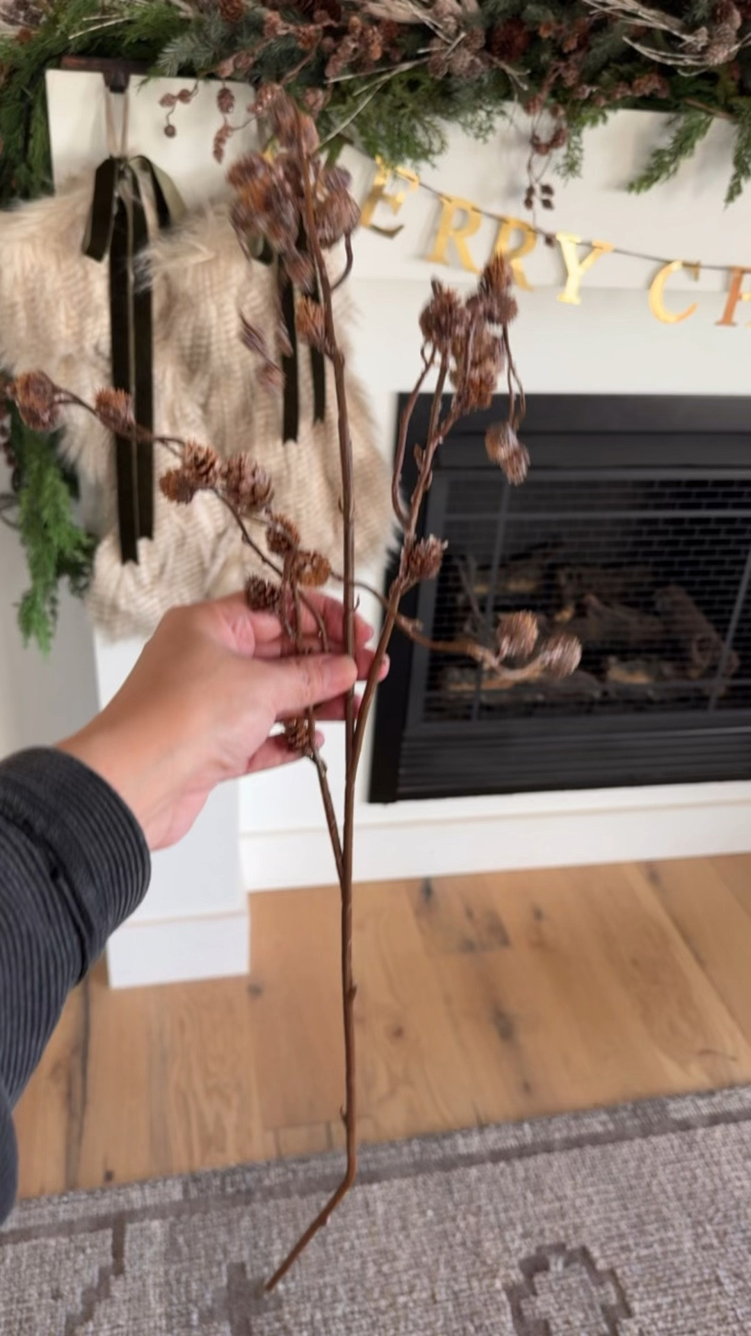 These large pinecone stems are 40% off! I have used them year after year. They look so pretty stuffed in a Christmas tree or in garland on a mantel. 

#LTKHome #LTKHoliday #LTKSaleAlert