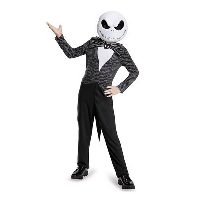 Kids' Disney the Nightmare Before Christmas Jack Skellington Classic Halloween Costume Jumpsuit L (10-12) | Target