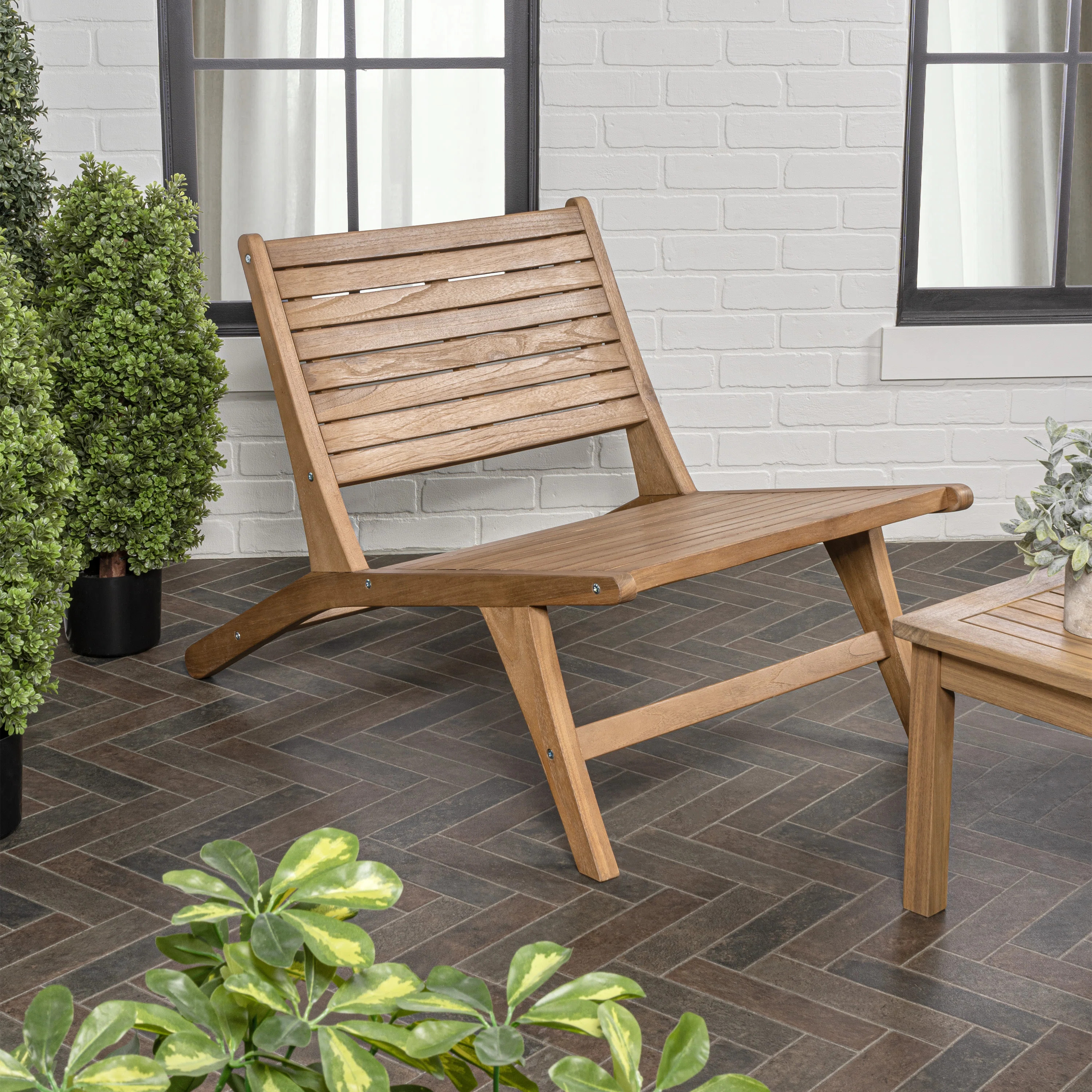 Kristna Teak Outdoor Lounge Chair | Wayfair North America