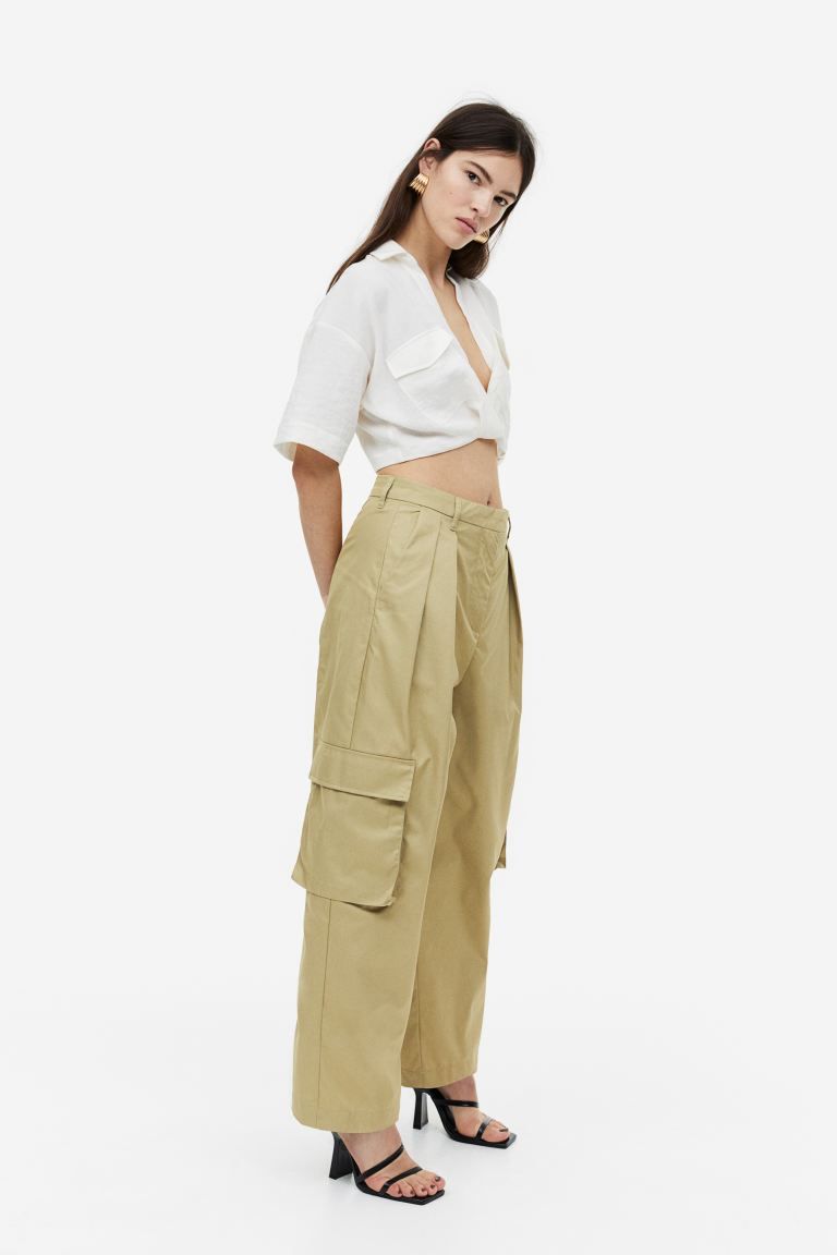 Wide utility trousers | H&M (UK, MY, IN, SG, PH, TW, HK)