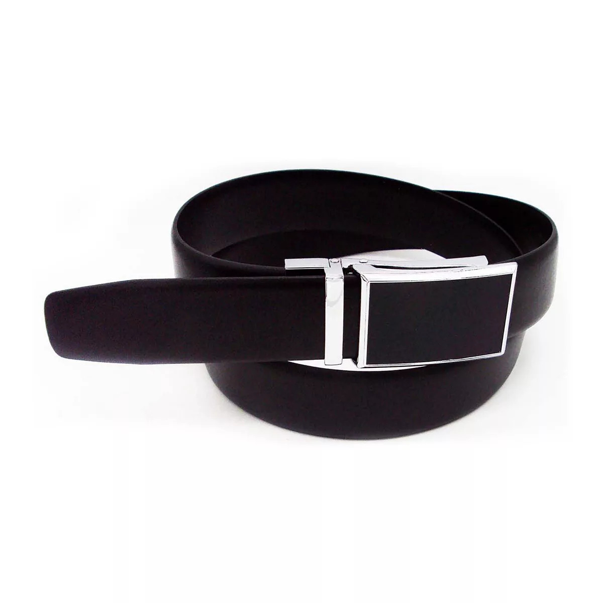 Men's Sonoma Goods For Life® Black Ratchet Plaque Belt | Kohl's
