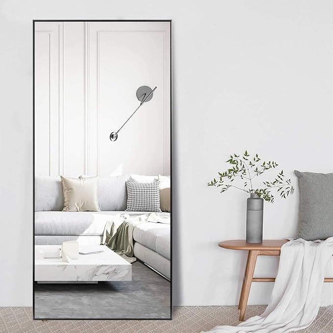 Full Length Floor Mirror 71"x32" Large Rectangle Wall Mirror Standing Hanging or Leaning Against ... | Amazon (US)