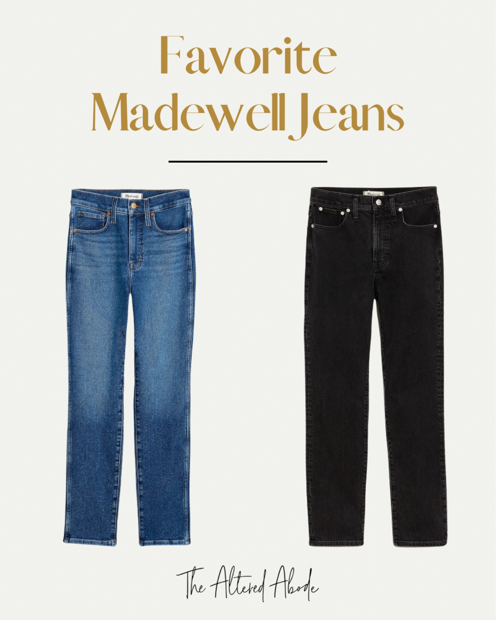 My favorite madewell jeans. Classic straight leg jeans and the perfect vintage black jeans. 



#LTKxMadewell #LTKstyletip