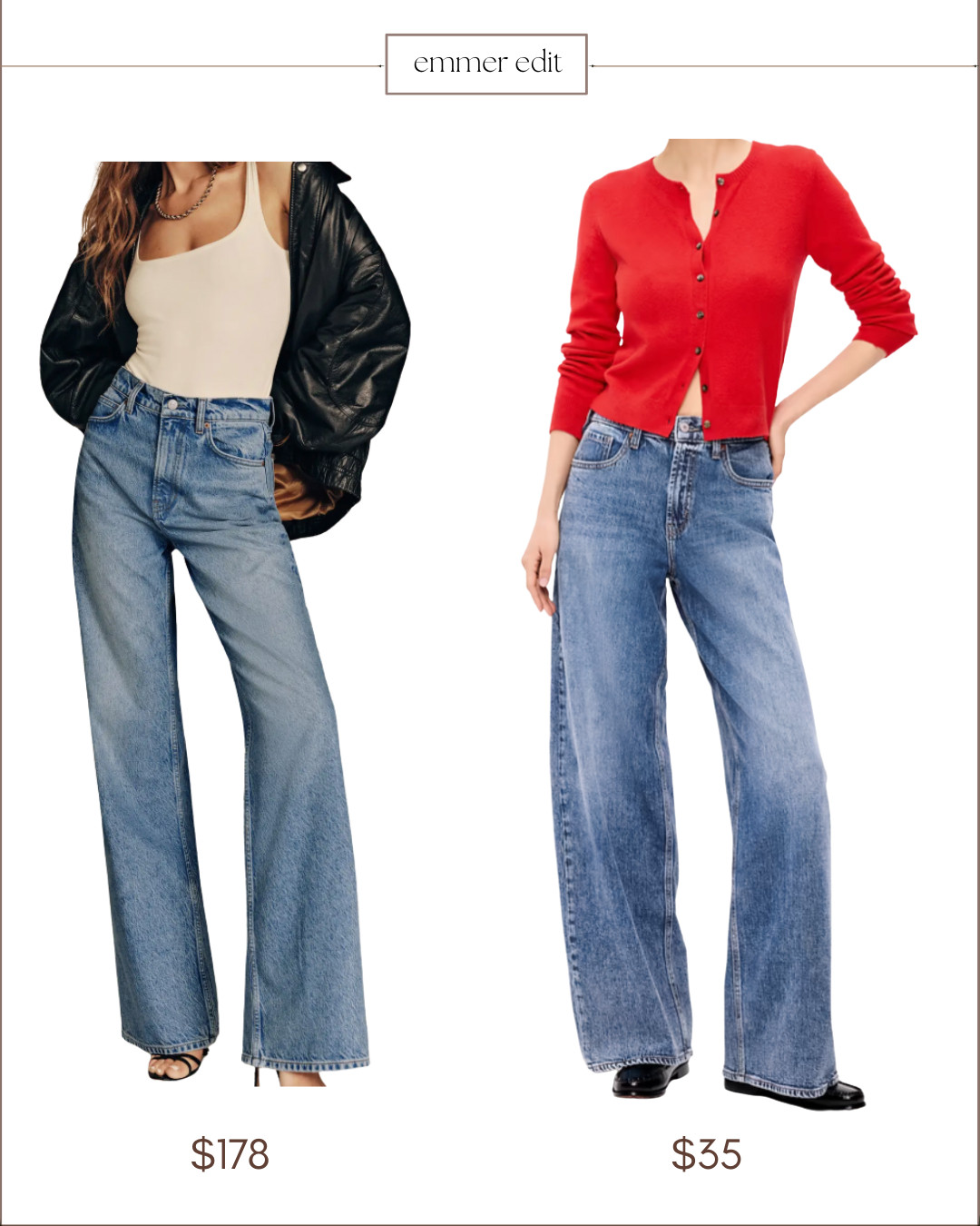 I found a style of jeans very similar to my Reformation pair and they're only $35 on SALE!

#LTKootd #LTKSaleAlert