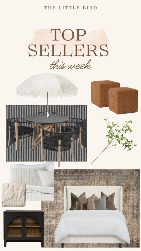 Top sellers on The Little Bird this week! Budget friendly outdoor seating/dining set from Walmart, Target bedding & faux leather ottomans, Wayfair upholstered bed & rug.



#LTKfindsunder100 #LTKSeasonal #LTKhome