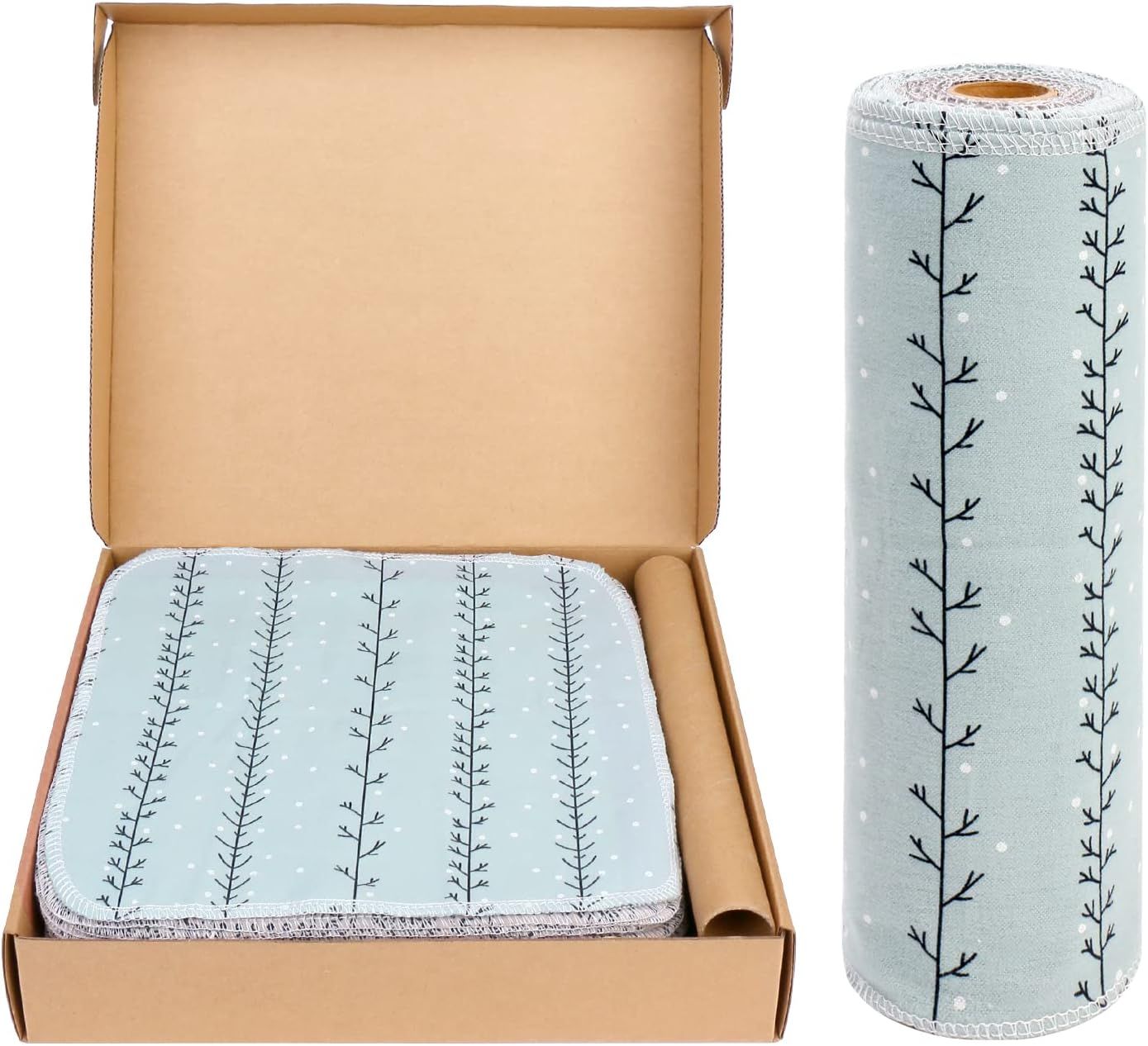 UNIMEIX 24 Pack Reusable Paper Towels Washable Roll Zero Waste Reusable Napkins Eco Friendly Pape... | Amazon (US)