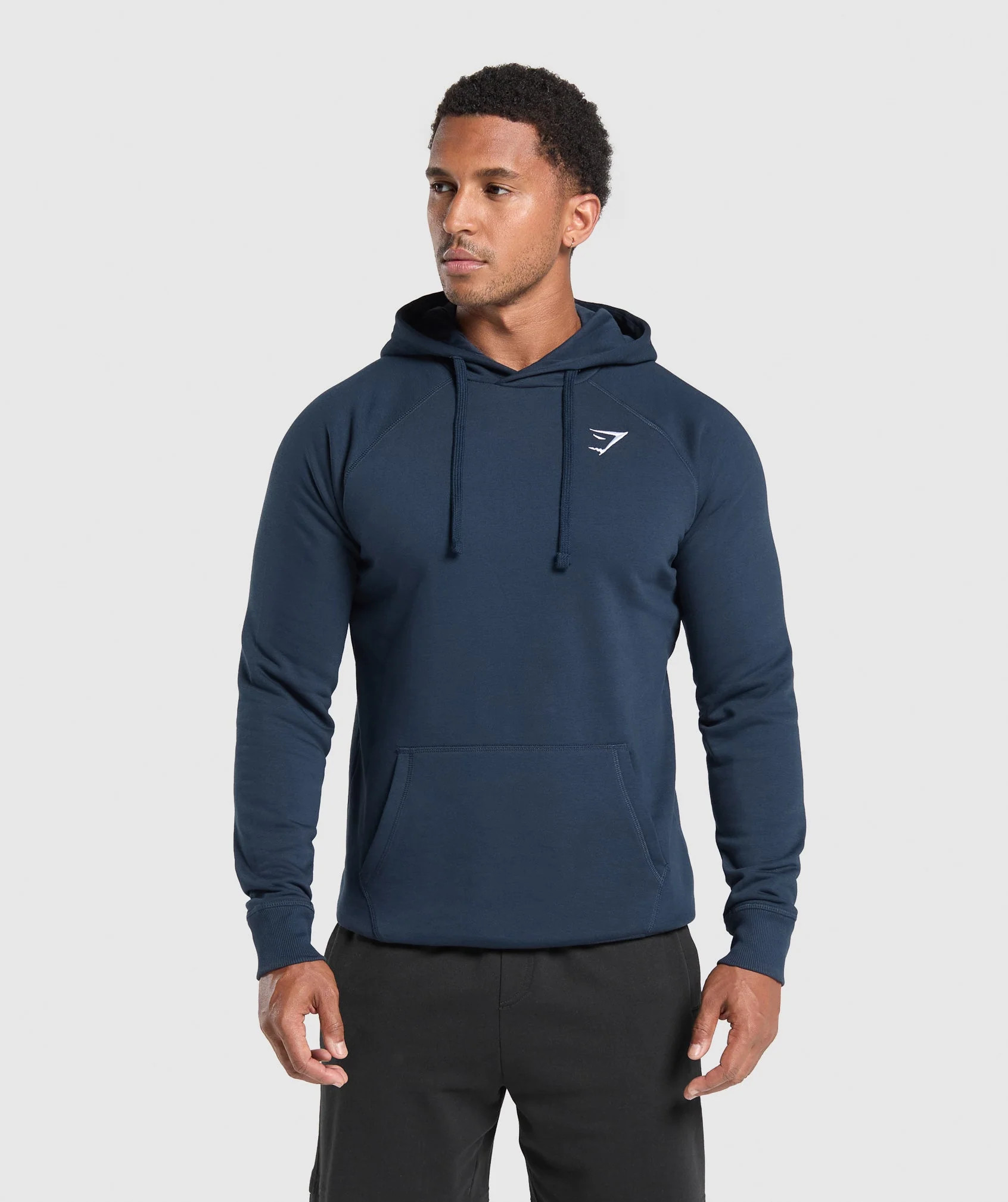 Gymshark Crest Hoodie - Navy | Gymshark US
