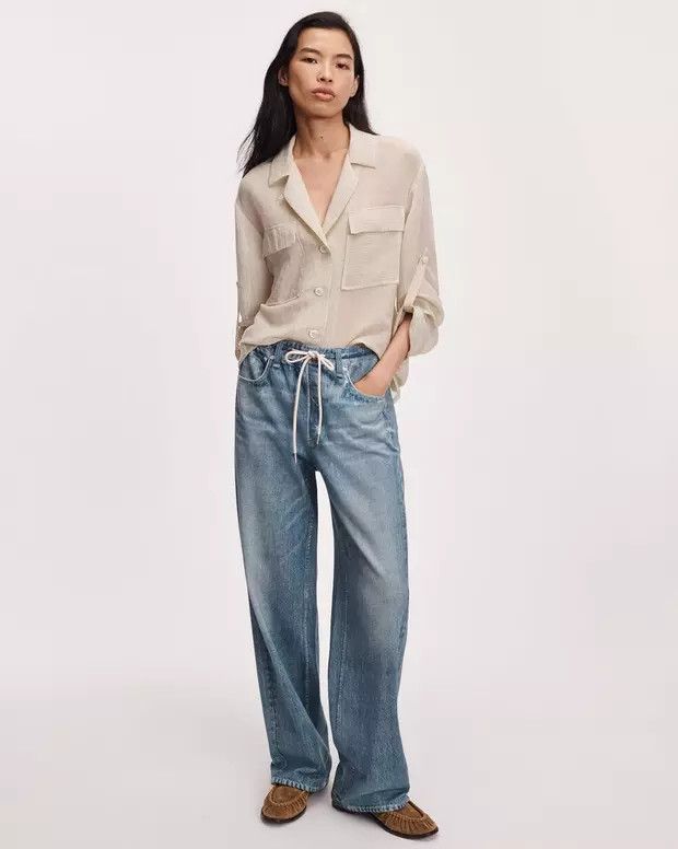 rb Miramar Drawstring Wide-Leg Pant | rag & bone