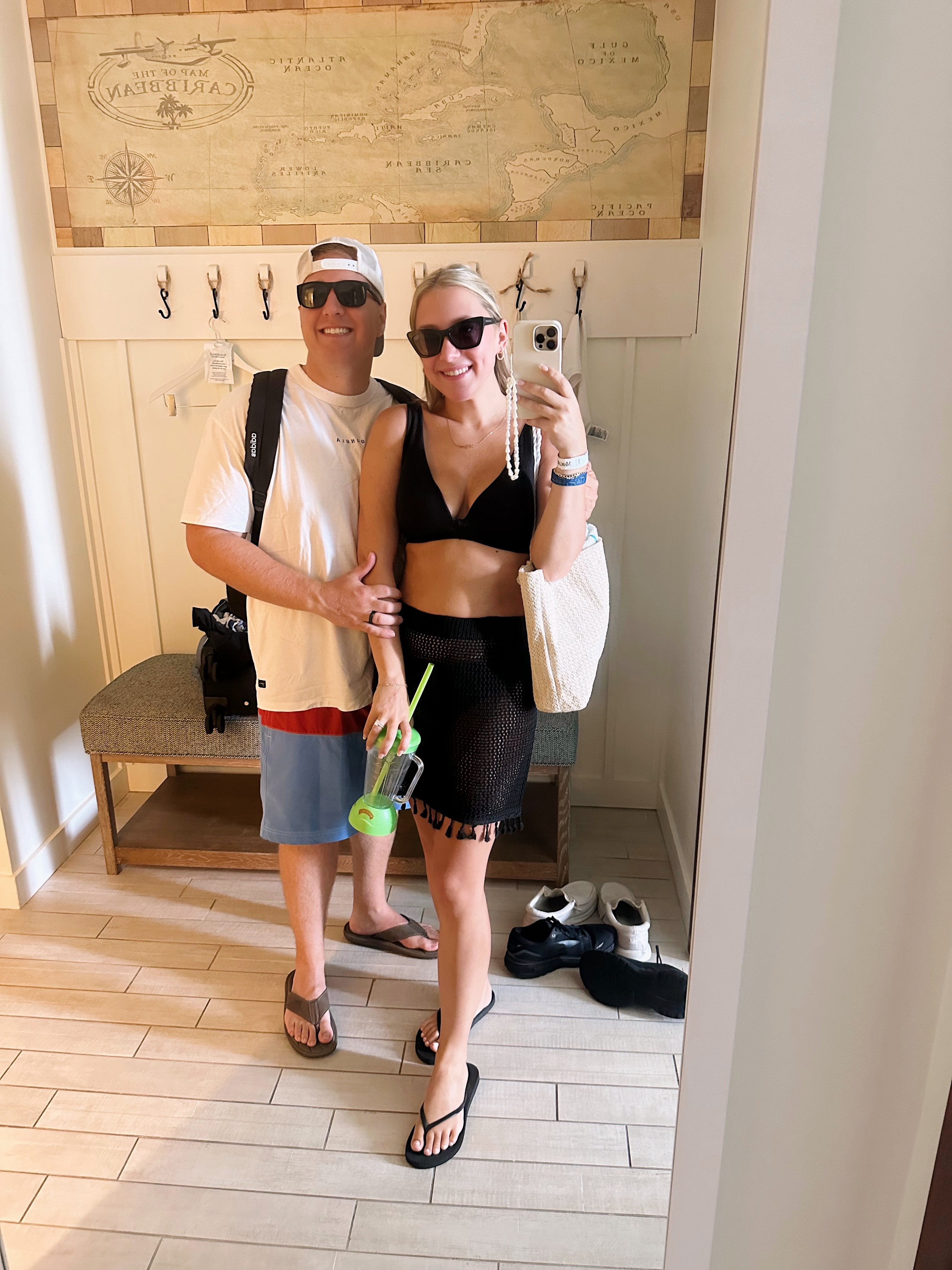 Pool day essentials: cute suits, sunnies, and this guy 💦☀️ Mirror check before we cannonball 

#LTKFamily #LTKTravel #LTKSeasonal