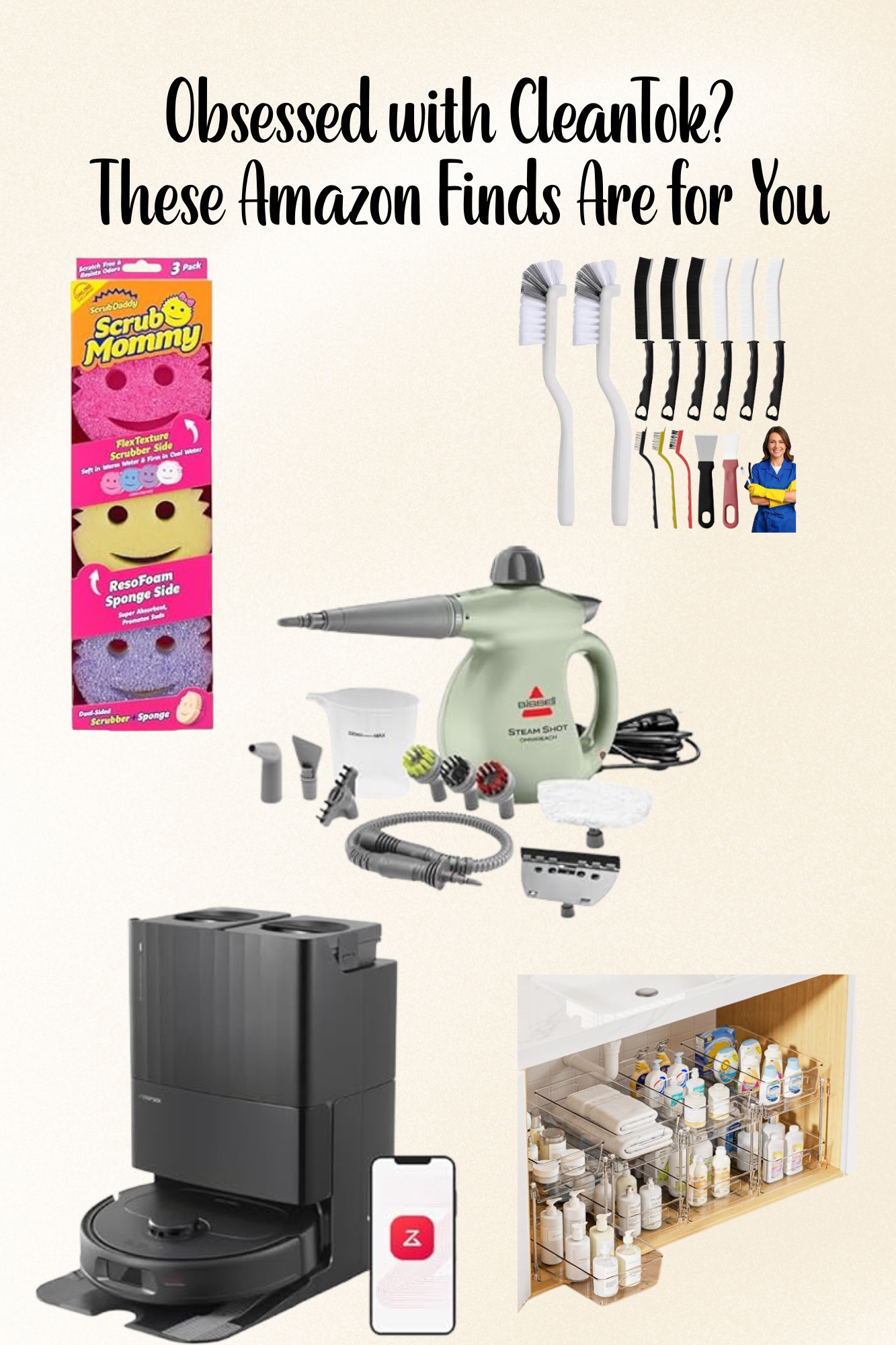 
These are tools I love to use to keep my home clean and tidy #cleaning #clean home 

 #LTKHome #LTKSaleAlert #LTKItBag