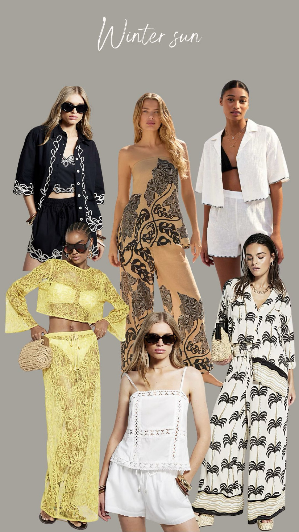 Winter sun edit - matching co-ords

Pool side looks, beach outfit, holiday outfit, winter sun inspiration, co-ord, pool outfit, beach club outfit 

#LTKuk