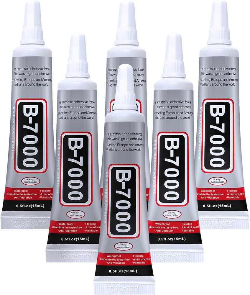 6PCS Jewelry Glue - 15ML/0.5fl oz Clear DIY Craft Glue for Rhinestones, Waterproof Strong Bond Ad... | Amazon (US)