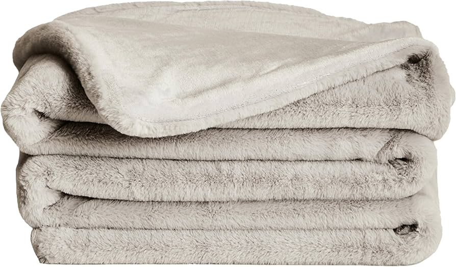 UnHide Lil’ Marsh Faux Fur Blanket - Lightweight, Soft Throw Blanket - Machine Washable - Ideal... | Amazon (US)
