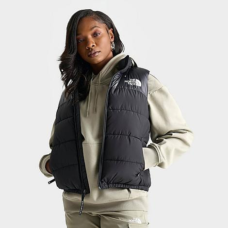 The North Face Inc Women's Dome Puffy Vest in Black/Black Size Small Polyester | Finish Line (US)