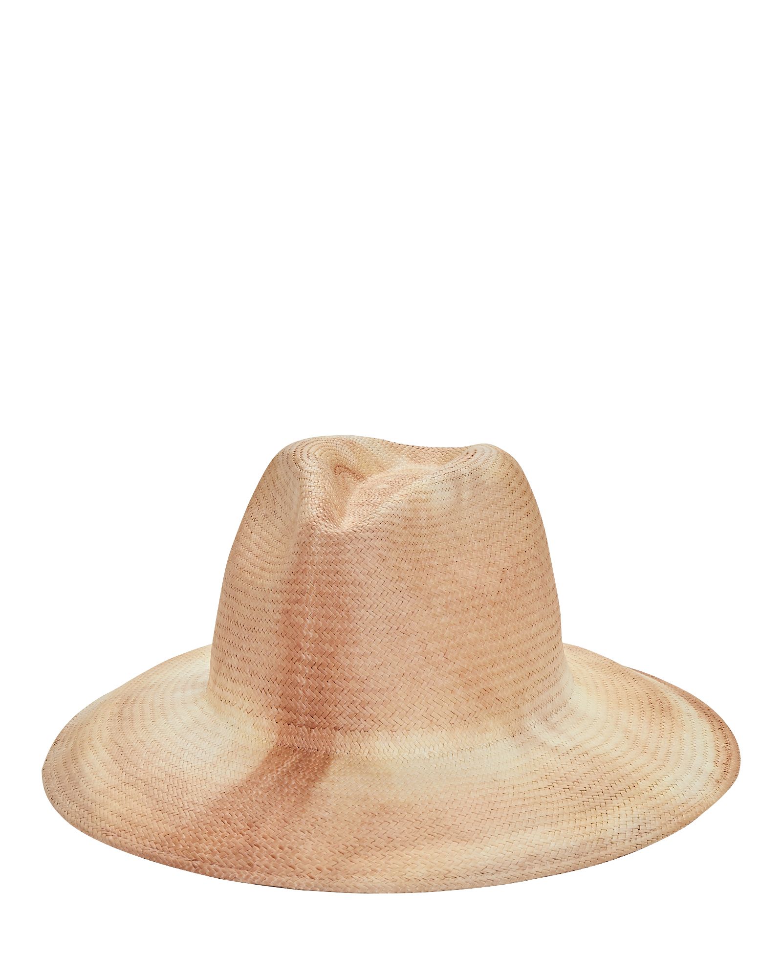 Peony Tie-Dye Straw Fedora | INTERMIX