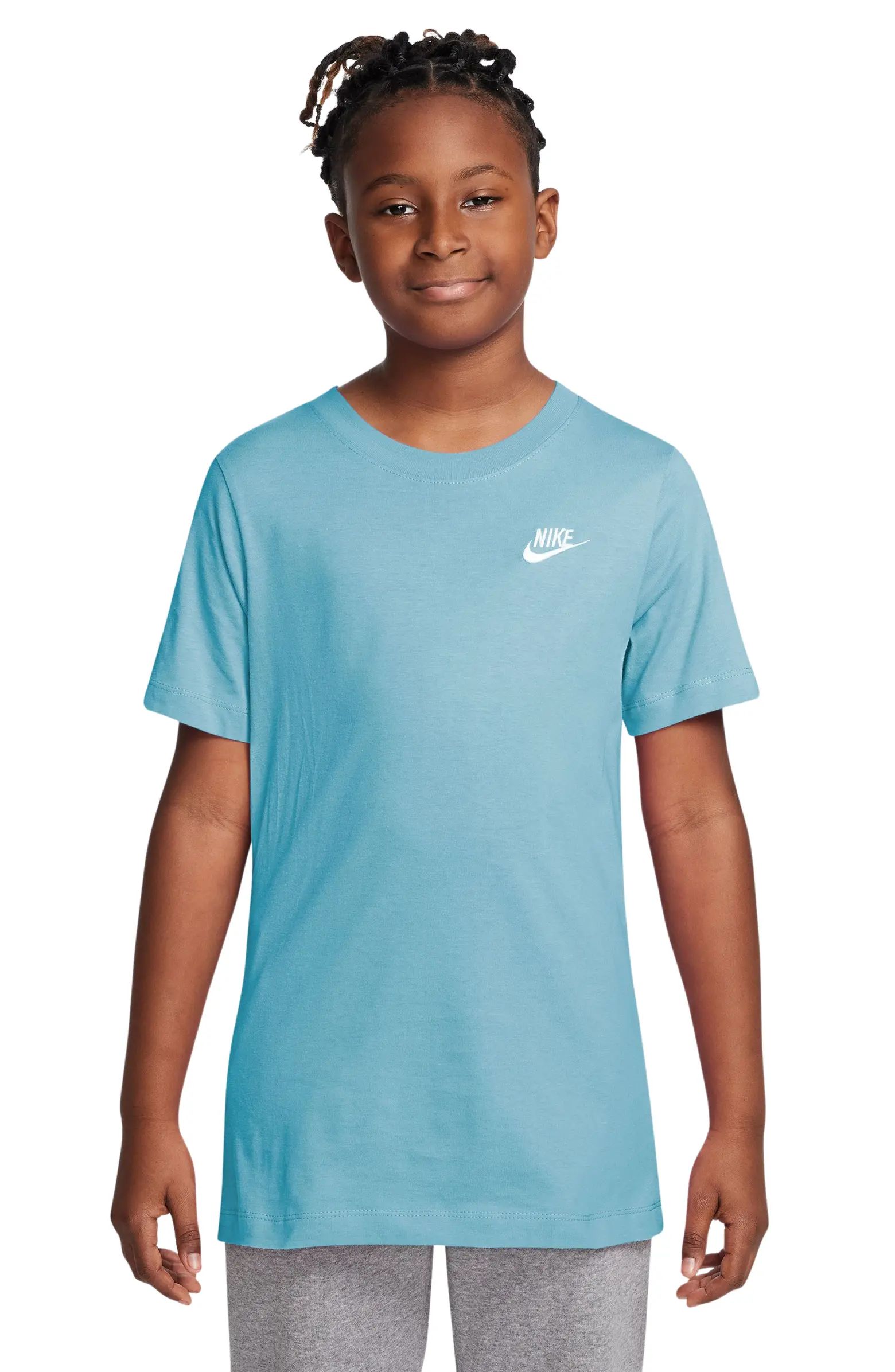 Kids' Embroidered Swoosh T-Shirt | Nordstrom