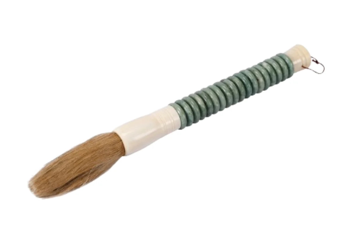 LIGHT GREEN JADE ABACUS BRUSH XL | Alice Lane Home Collection