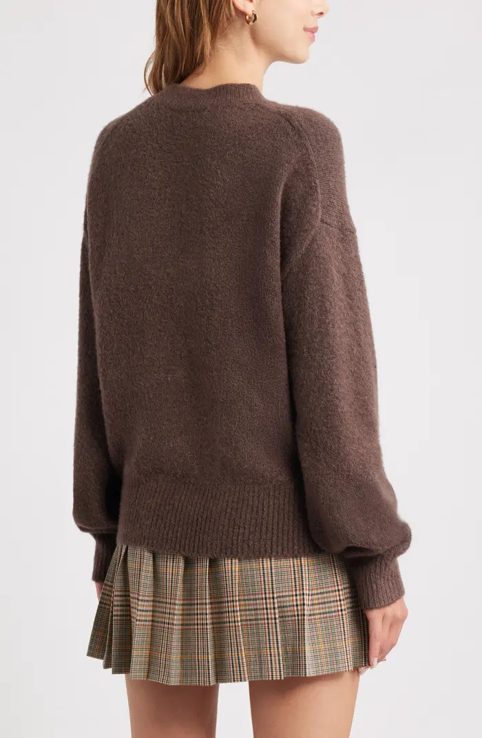 Open Edit Cozy Crewneck Sweater | Nordstrom | Nordstrom