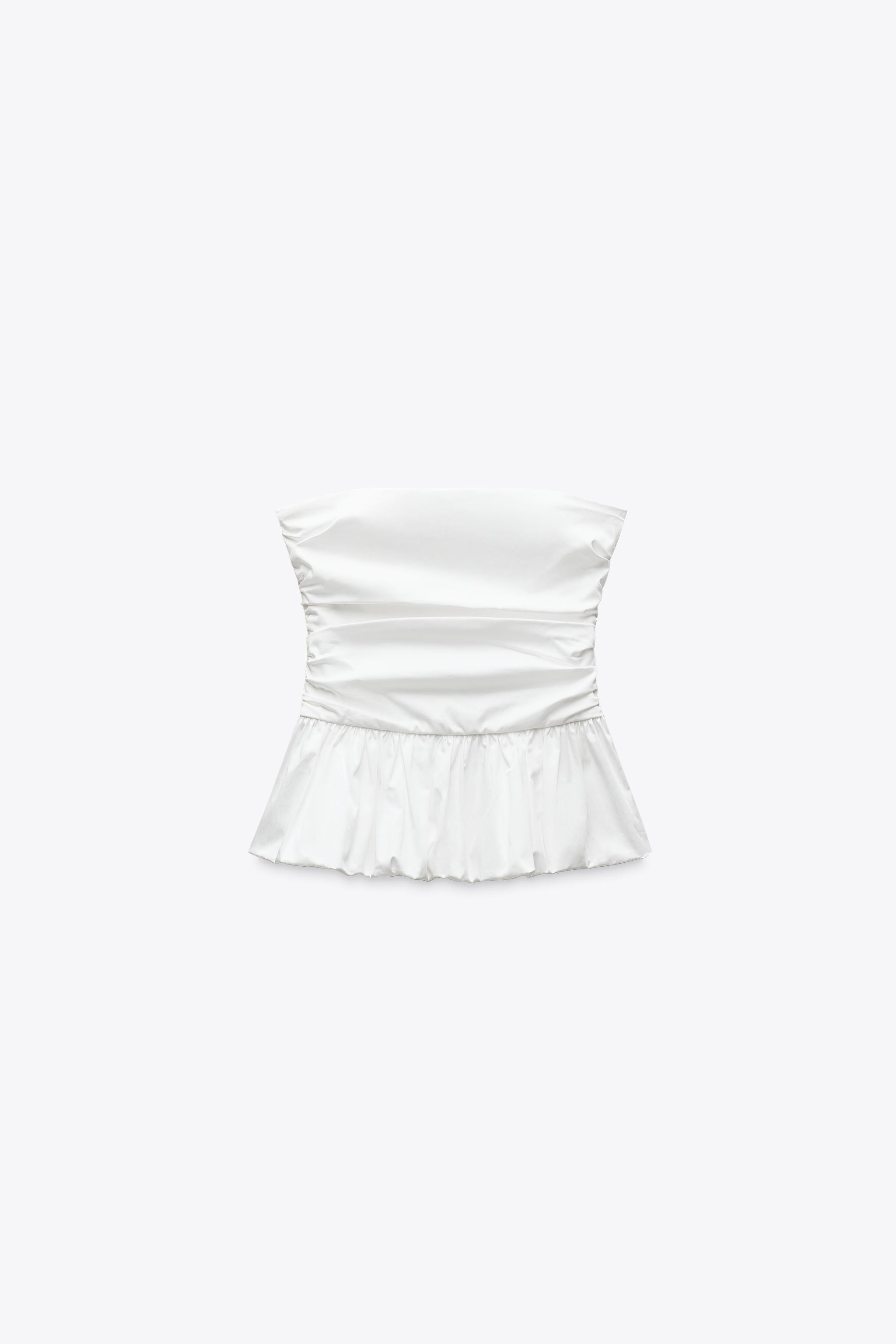 VOLUMINOUS POPLIN TOP | Zara US