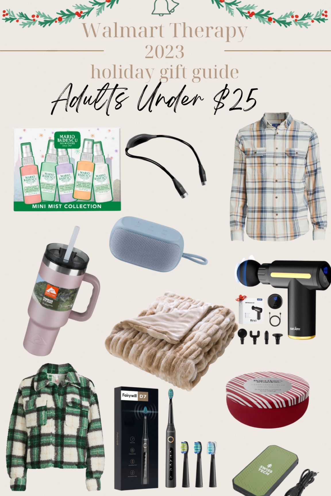 Walmart gifts under $25




#LTKCyberWeek #LTKHoliday #LTKGiftGuide