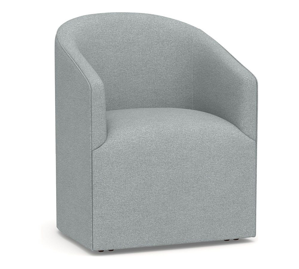 Baldwin Upholstered Barrel Back Dining Chair | Pottery Barn (US)