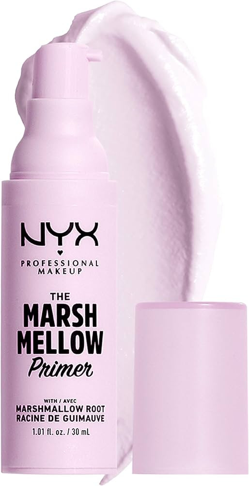 NYX PROFESSIONAL MAKEUP Marshmellow Smoothing Primer, Vegan Face Primer, 10-In-1 Skin Benefits | Amazon (US)