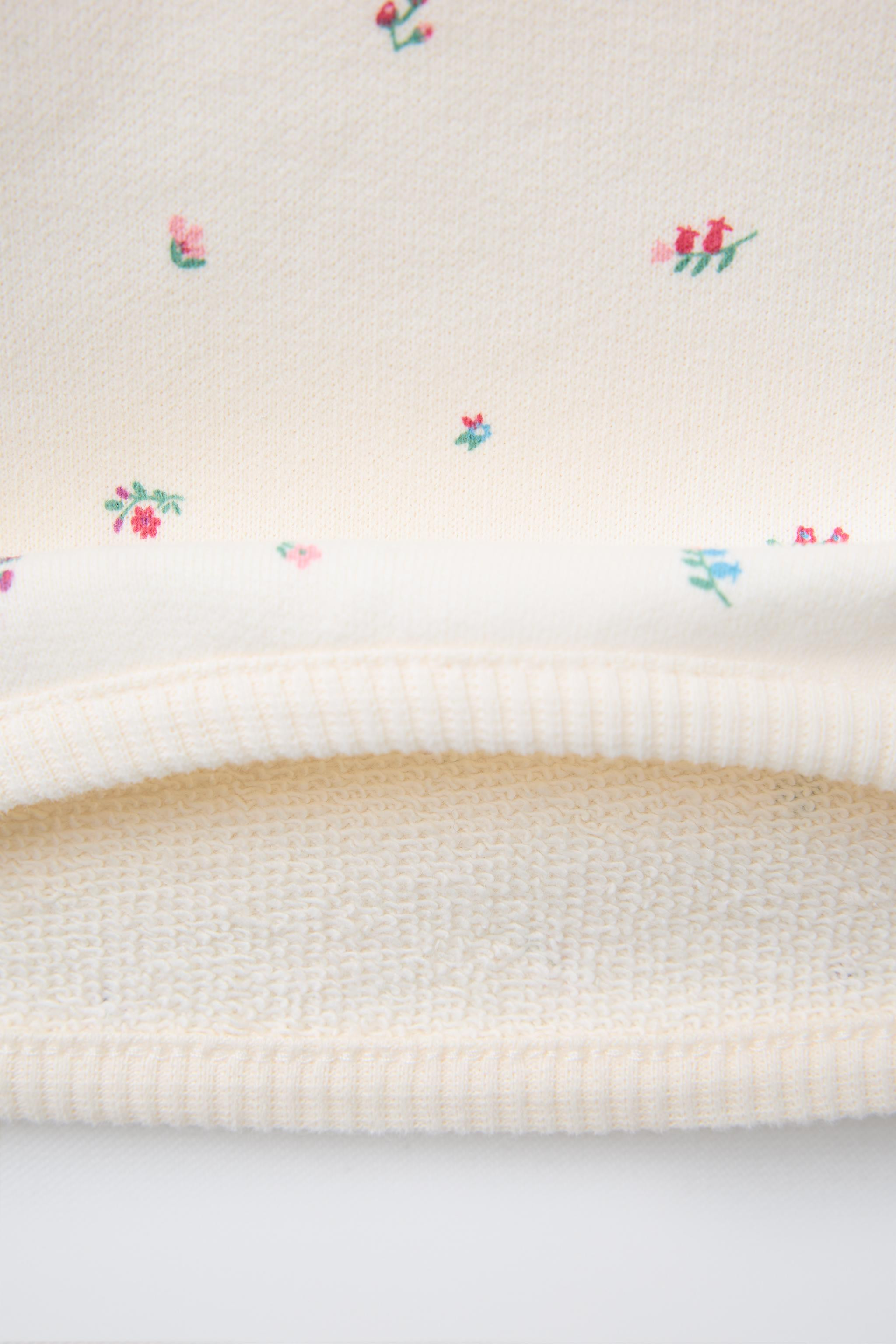 FLORAL SWEATSHIRT | Zara UK