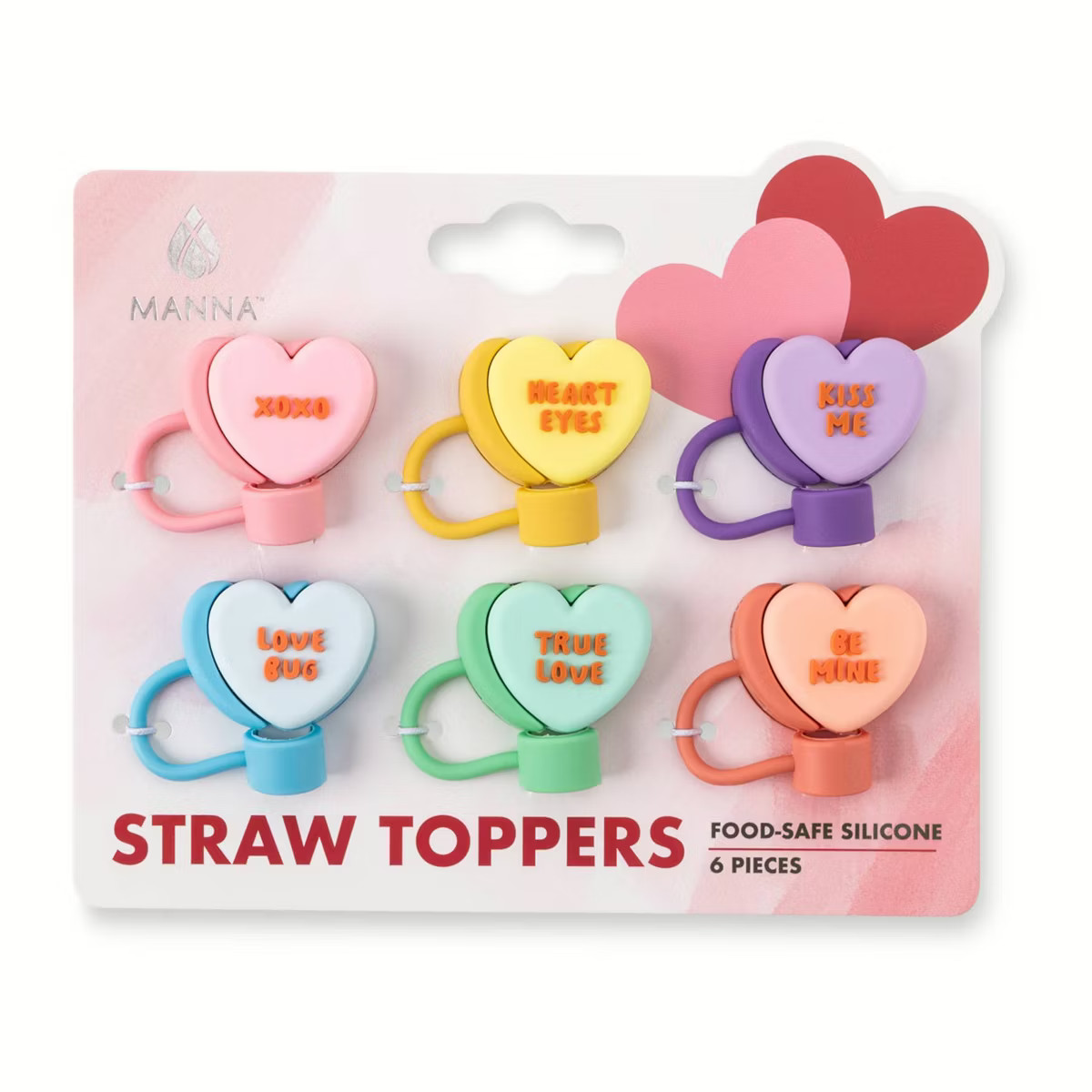 Manna Set of 6 "I'm Taken" Straw Toppers | Target
