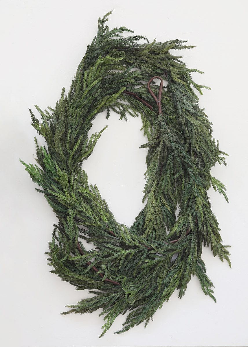 Afloral Real Touch Norfolk Pine Garland - 180 | Afloral (US)