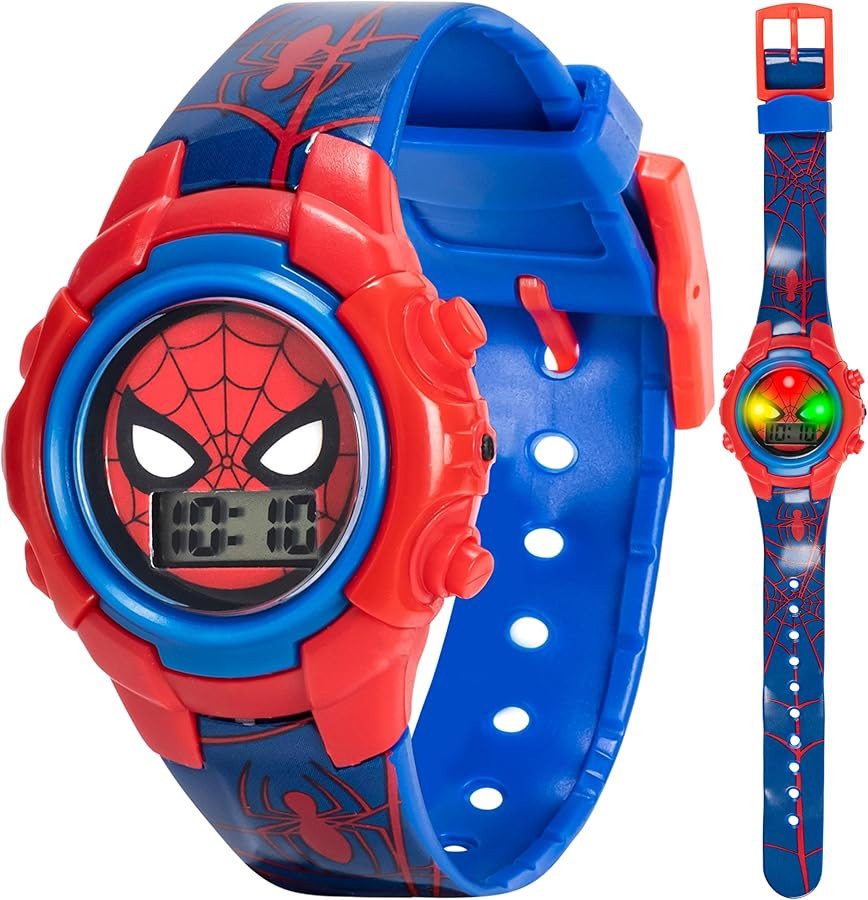 Marvel Spider-Man Kids Watches – Digital Display, Interactive Features, Adjustable Strap, Vibra... | Amazon (US)