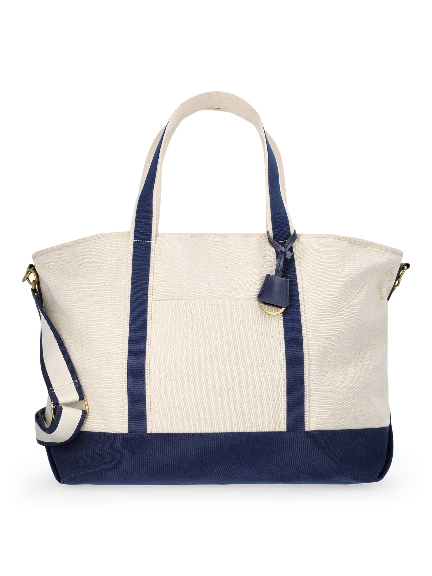 Free Assembly Women's Canvas Boat Tote, Natural | Walmart (US)