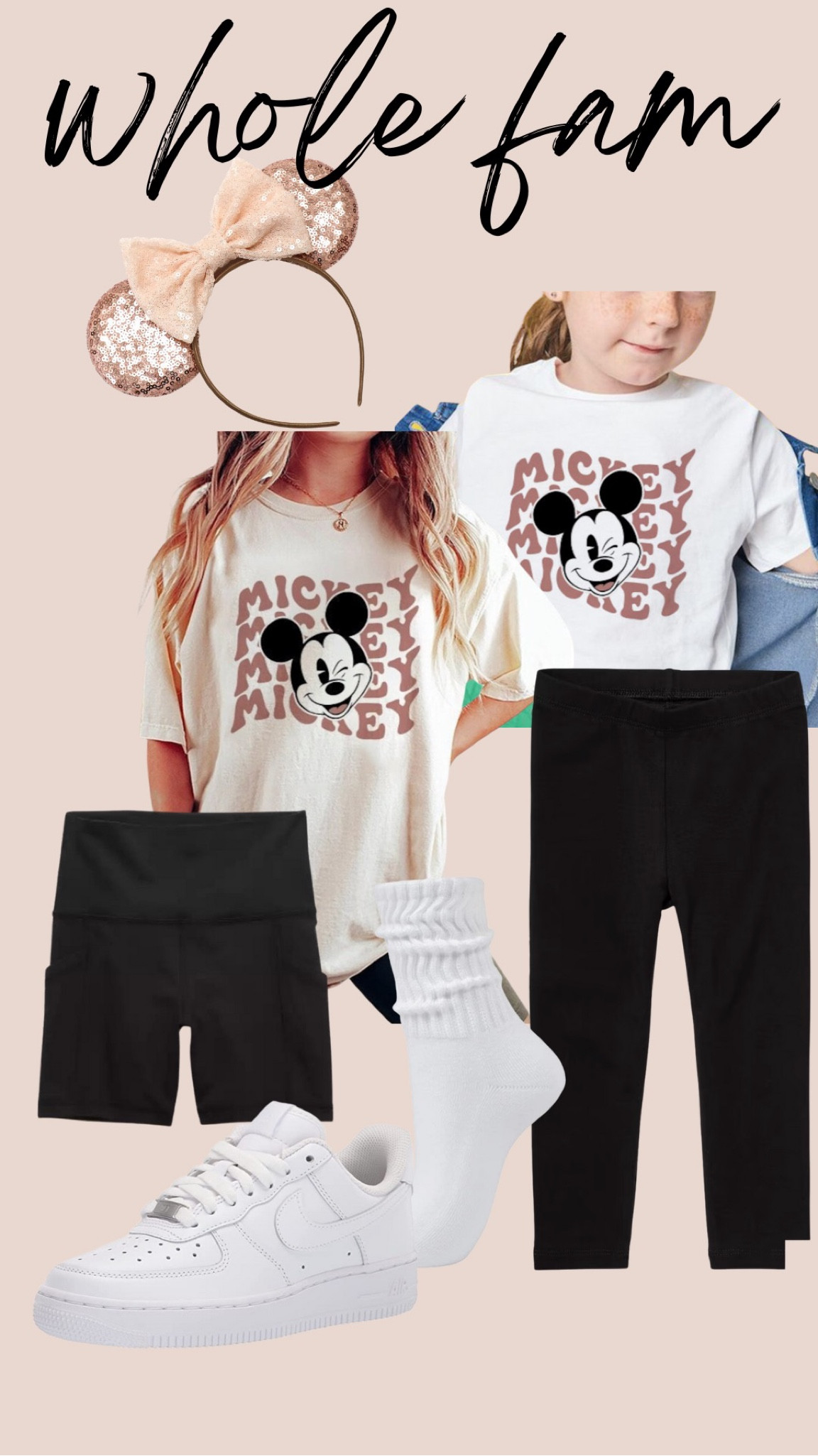 Working on Disney looks for the whole fam! 