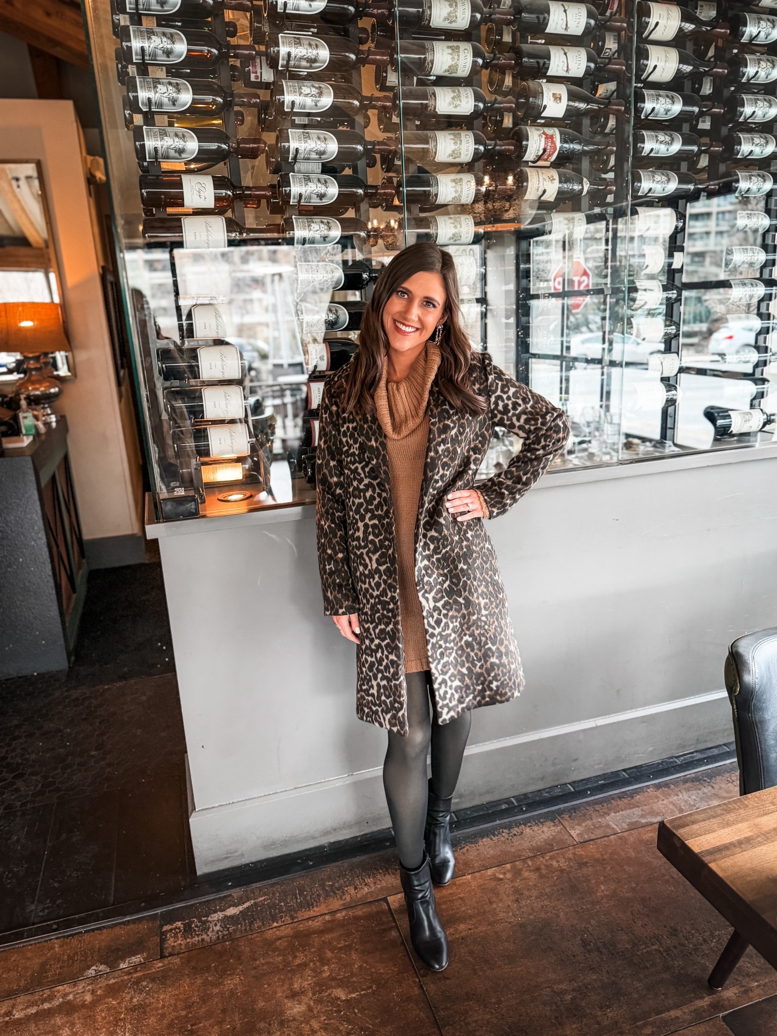 Cozy but cute ✔️
Sweater dress, fleece-lined tights, and a cheetah coat—always a yes 🐆🖤

#LTKSaleAlert #LTKootd #LTKSeasonal