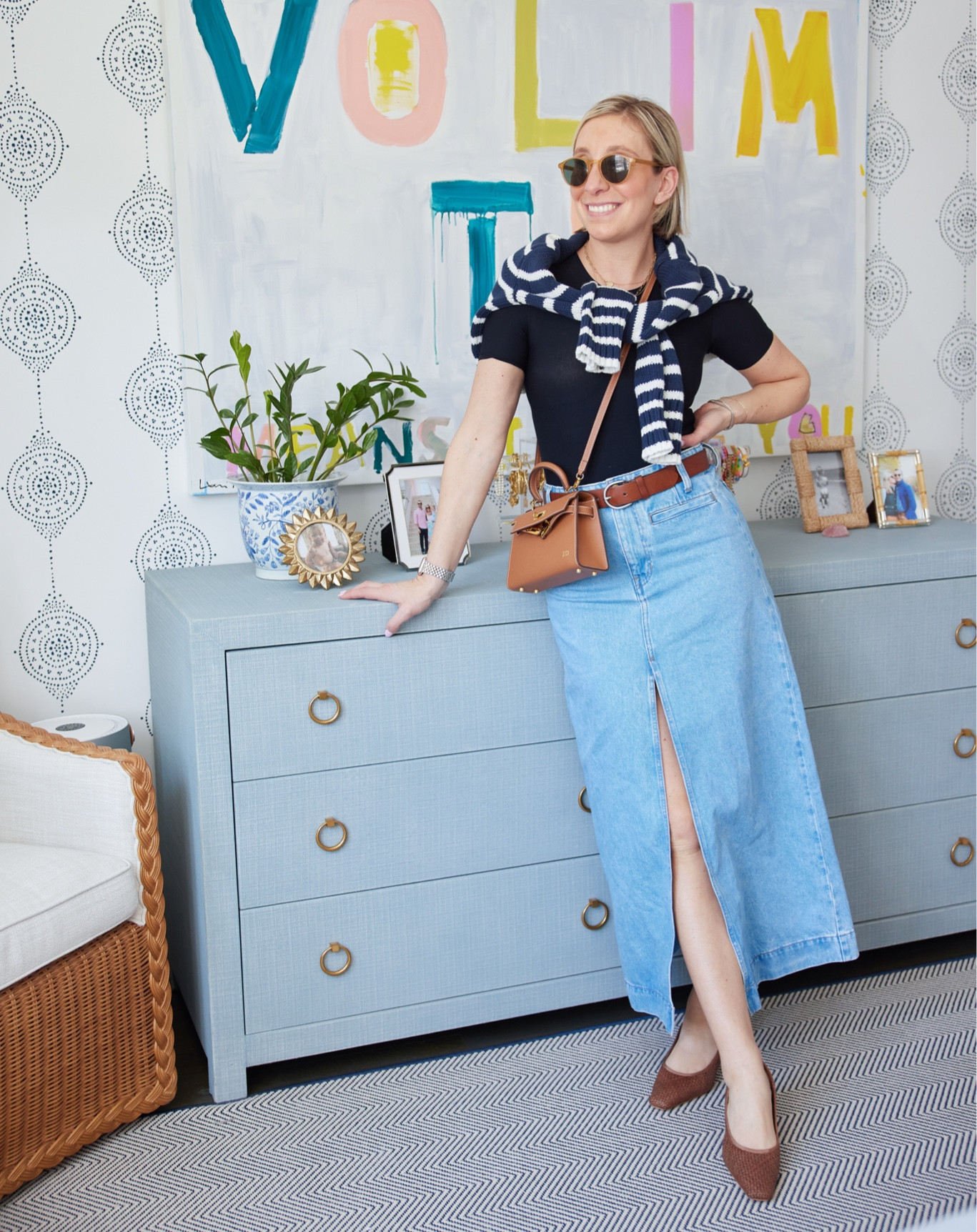How to style a denim skirt