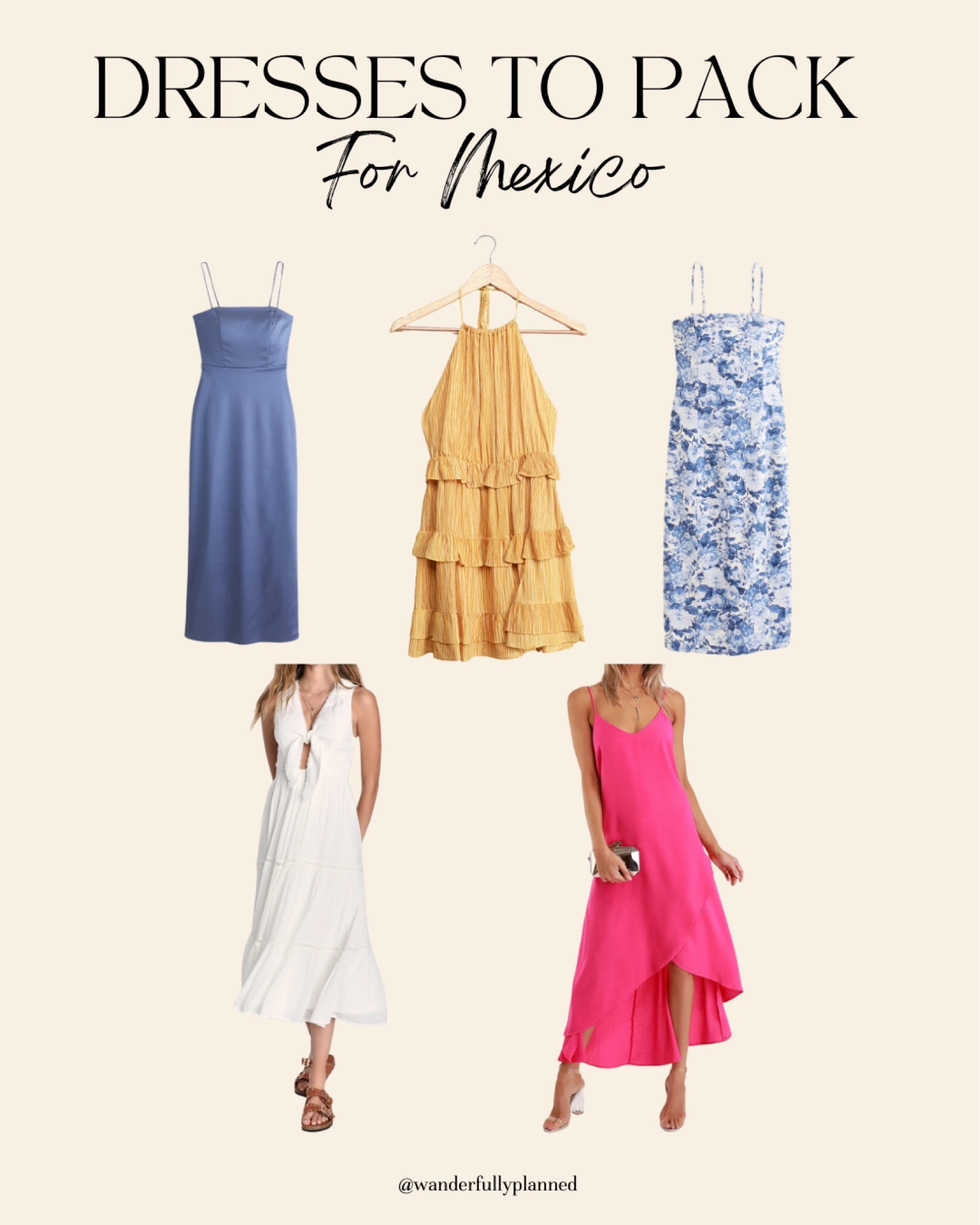  dresses for Mexico💛 #vacationdress #mexicooutfits #dresses 

#LTKSeasonal