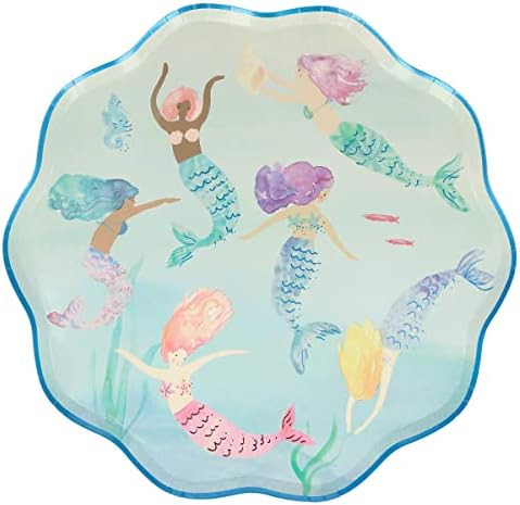 Meri Meri Mermaids Swimming Plates | Amazon (US)