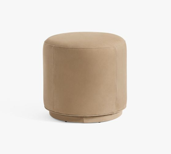 Jake Leather Swivel Stool | Pottery Barn (US)