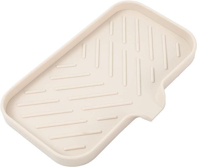 MicoYang Silicone Bathroom Soap Dishes with Drain Spout-Bathroom and Kitchen Sink Organizer,Spong... | Amazon (US)