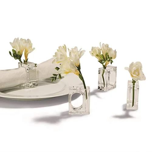 Two's Company Set of 4 Napkin Rings/bud Vase | Walmart (US)