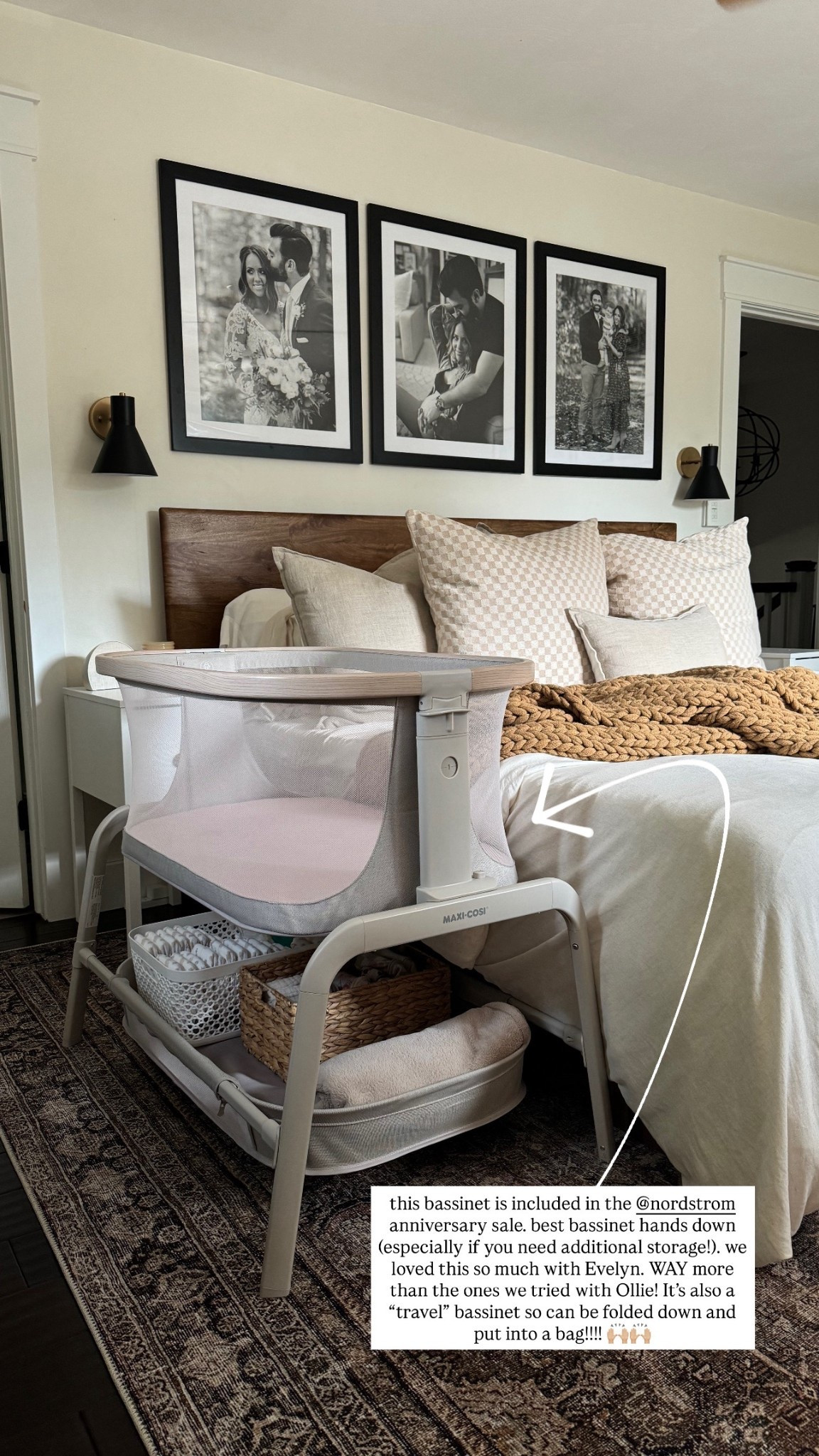 Our bedside bassinet is included in the Nordstrom anniversary sale! 🙌🏼 we love this thing so much! Has the best storage, truly!! 🤍🤍🤍

Maxi cosi, travel bassinet, bedside bassinet, new born musthaves, baby gear on sale, baby essentials 

#LTKBaby #LTKFamily #LTKSaleAlert