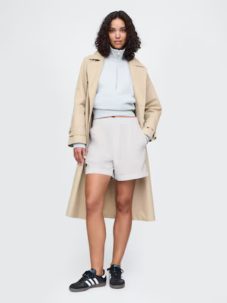 Organic Cotton Striped Poplin Shorts | Gap (US)