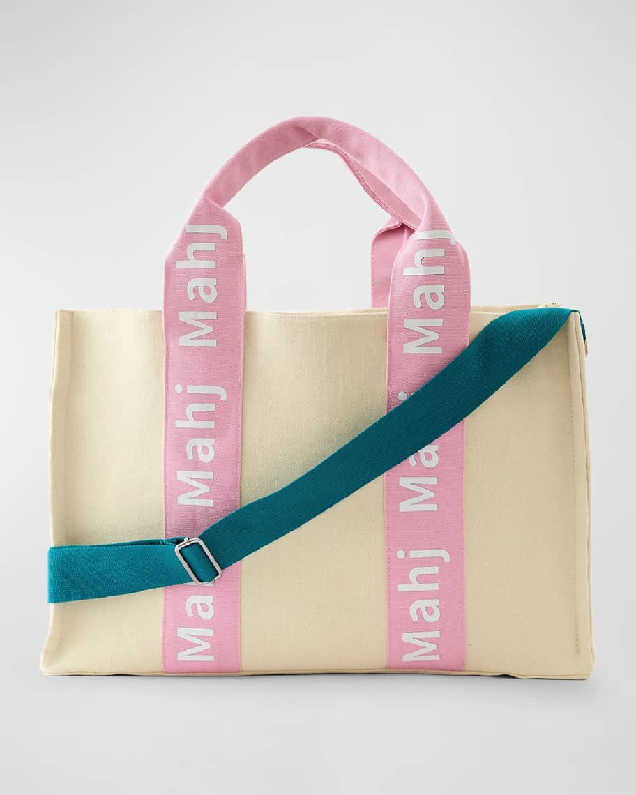 OH MY MAHJONG Mahj-It-All 2.0 Tote Bag, Light Pink | Horchow