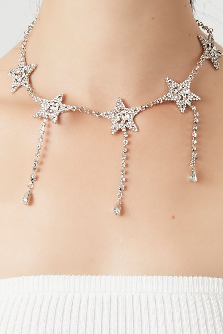 Rhinestone Star Choker Necklace | Forever 21