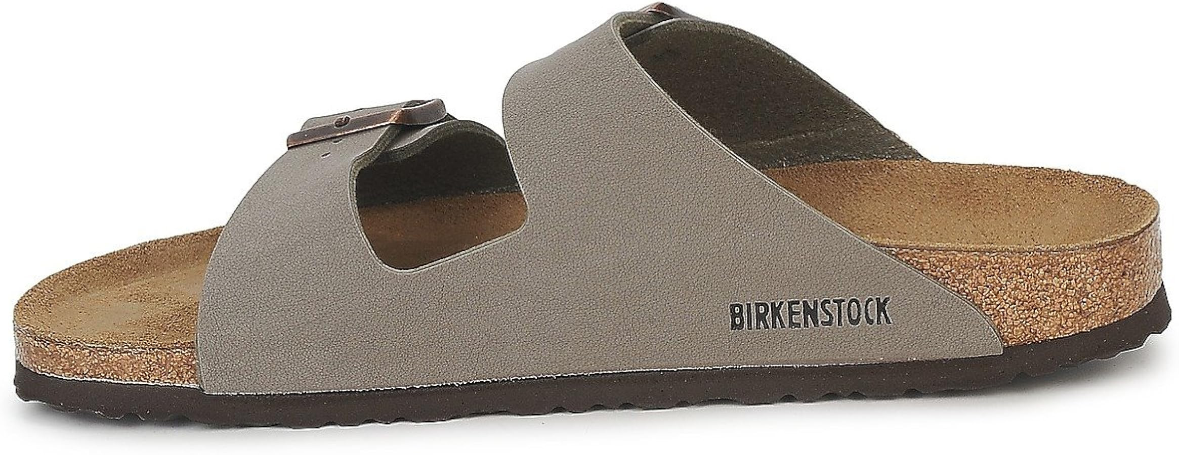 Birkenstock Men's Amalfi Leather Soft Footbed Arizona Sandals | Amazon (US)