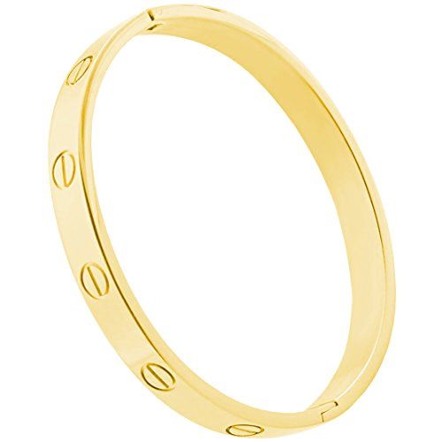 Marker New Charm Women Gold Plated Bangle Wrist Bracelet | Amazon (US)