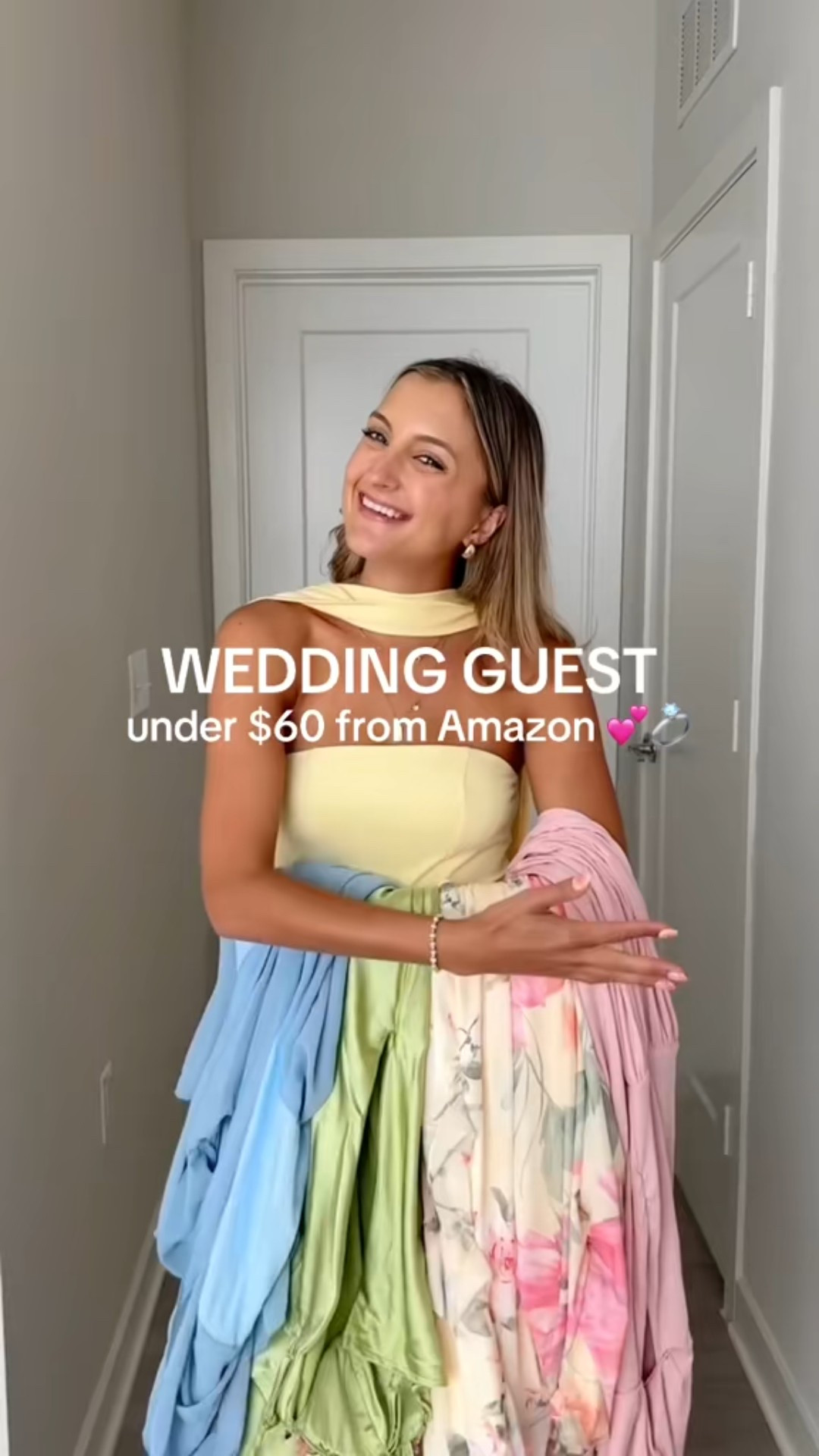 spring wedding guest dresses under $60 from Amazon prime 💍💕 wearing XS and am 5’3 for reference 

#LTKWedding